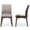 Baxton Studio Kimberly Mid-Century Modern Beige and Brown Dining Chair, PK2 134-7181 - alternate 5